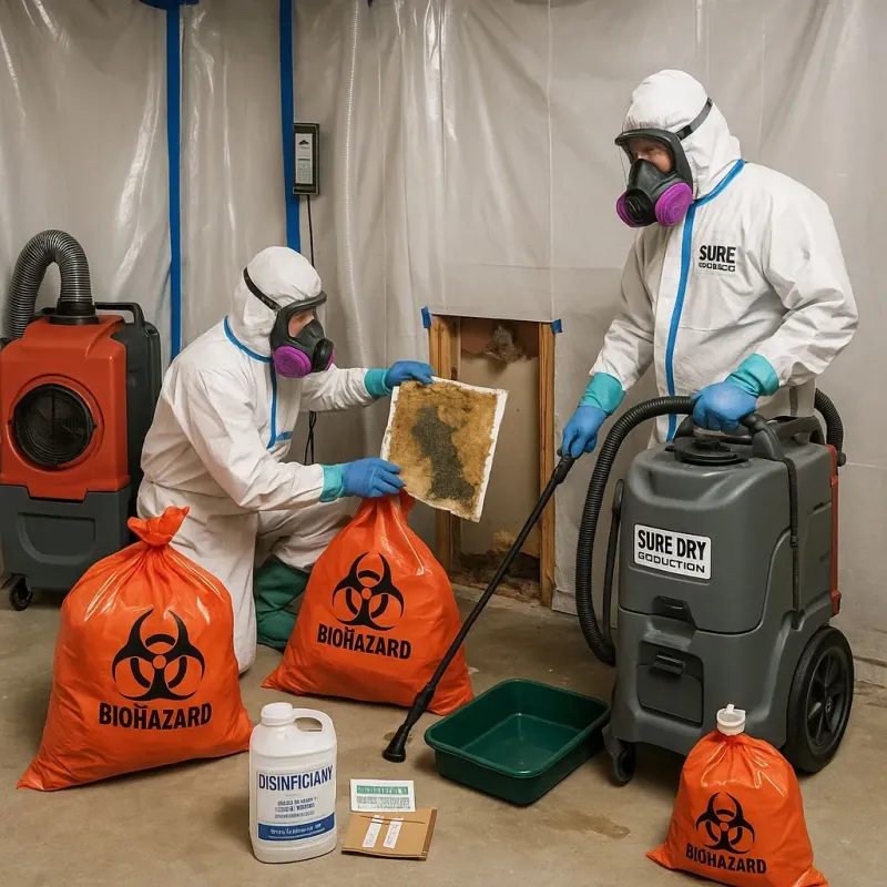 Contaminated Water Handling Protocols process in Marion, OH