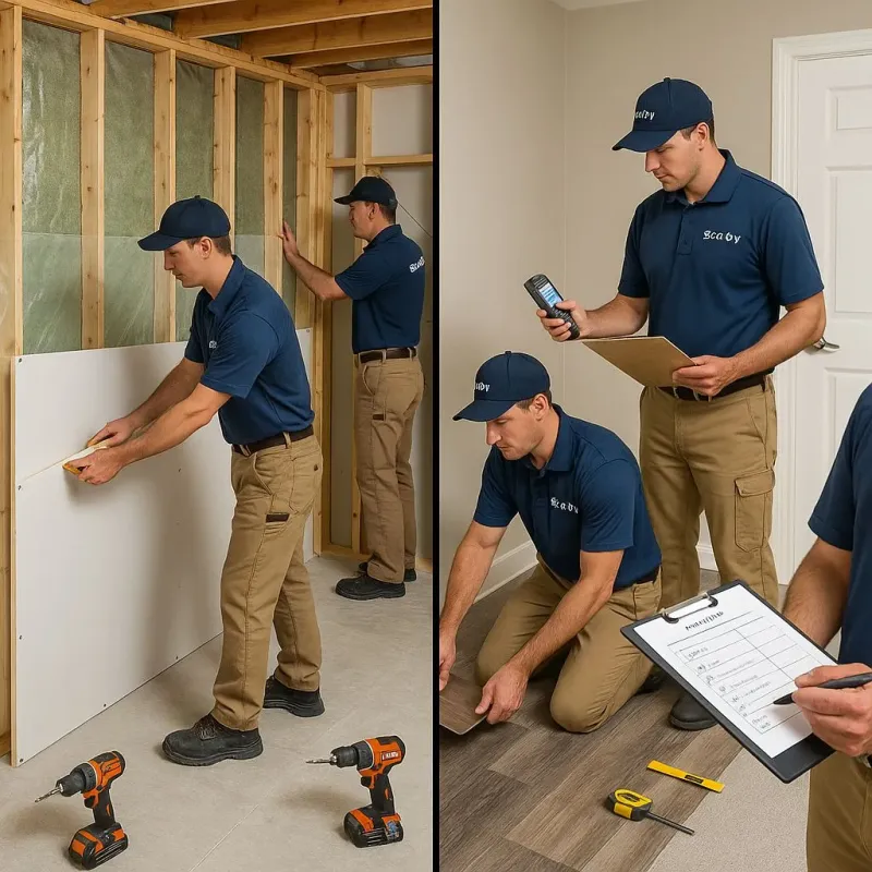 Repairs and Reconstruction process in Marion, OH